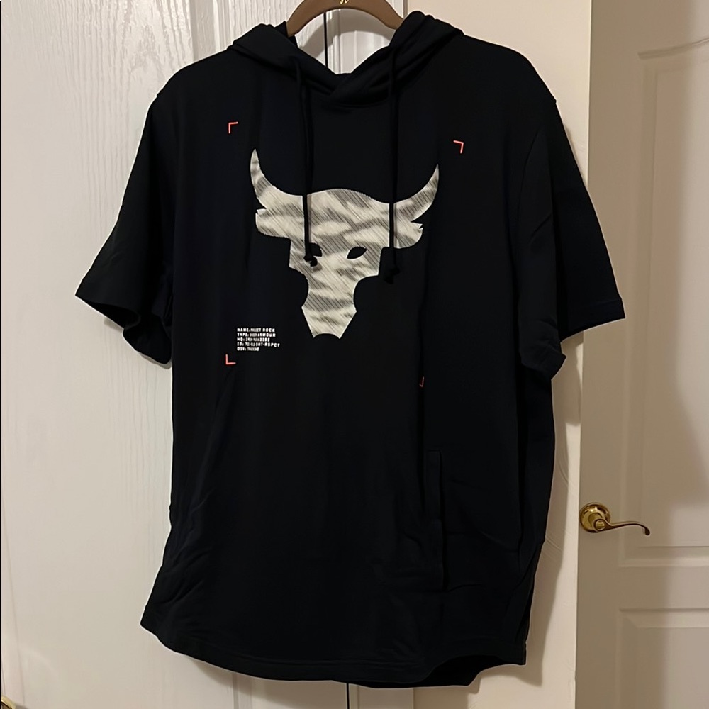 Project Rock Terry Men's Short Sleeve Hoodie